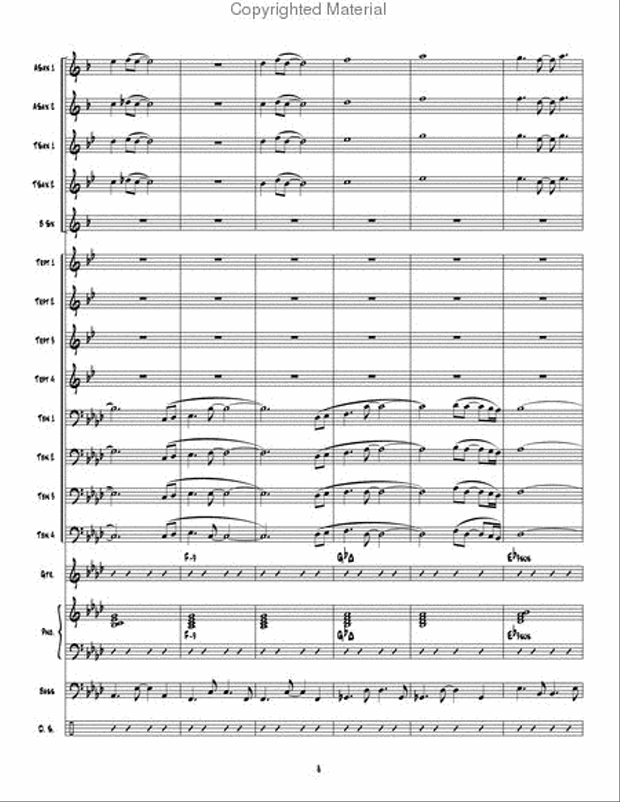 Captiva Island Jazz Ensemble scores gallery preview page 9