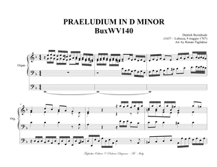 BUXTEHUDE - Praeludium in D minor BuxWV 140