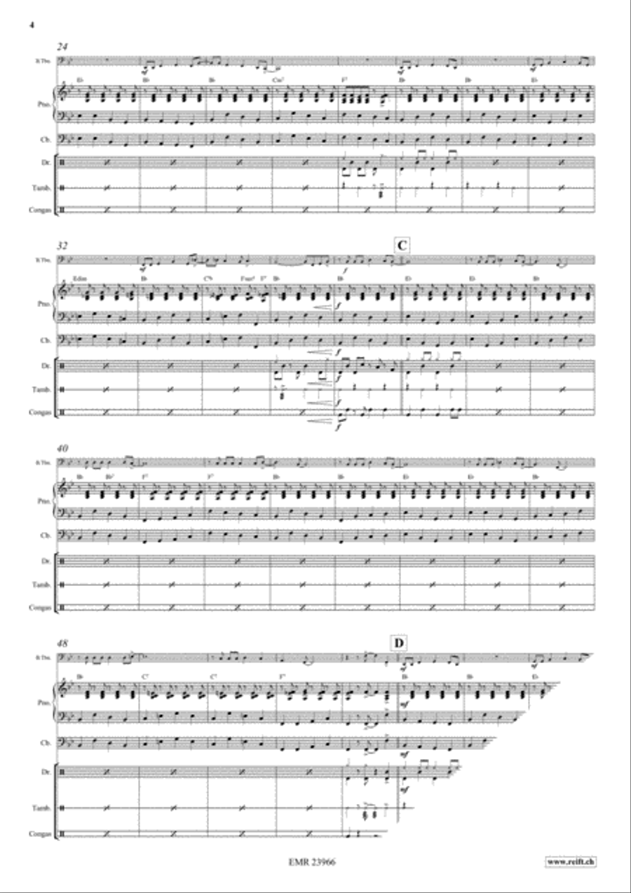 Let's Do The Jive Bass Trombone scores gallery preview page 4