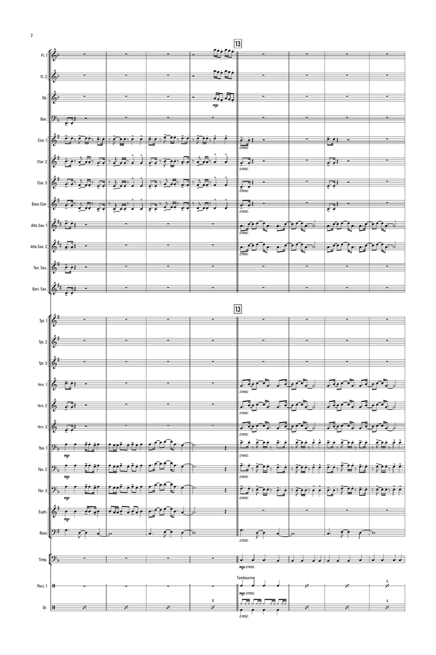 Raise Your Glass Concert Band scores gallery preview page 4