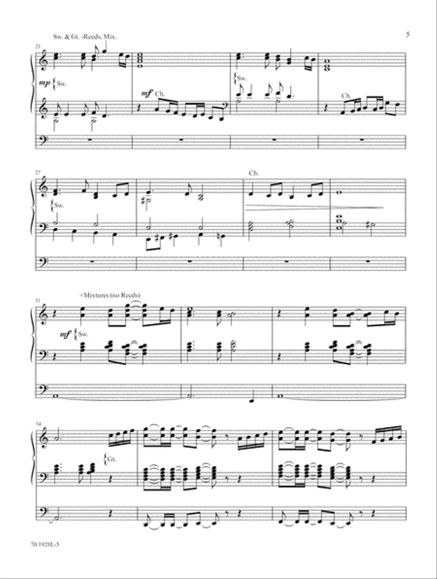 Jubilation! (Digital Delivery) Organ scores gallery preview page 5