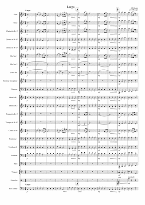 G. F. Handel - Ombra mai fu - Largo from Xerxes - Concert band