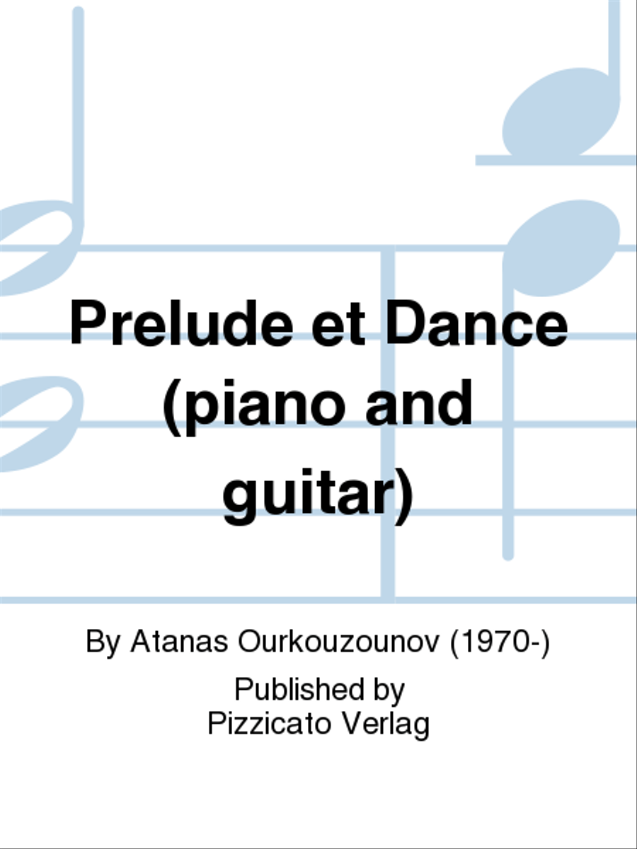 Prelude et Dance (piano and guitar) Piano scores gallery preview page 1