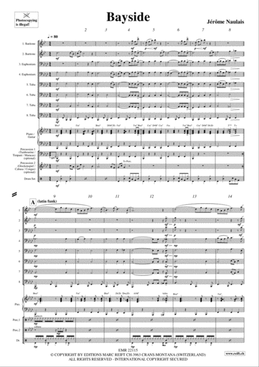 Bayside Brass Ensemble scores gallery preview page 3