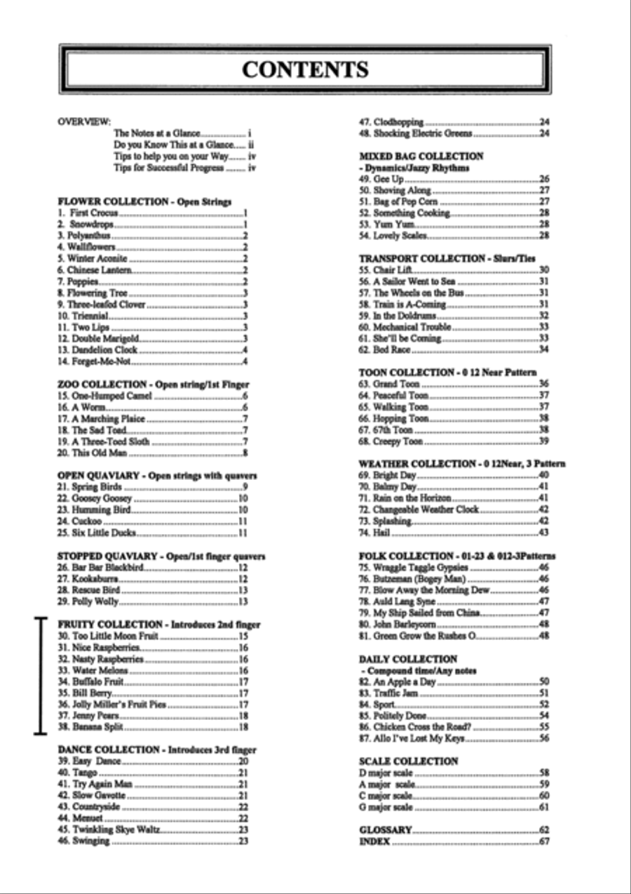 Fruity Collection : Collections for Violin Volume 3 - ACCOMPANIMENT Violin scores gallery preview page 4
