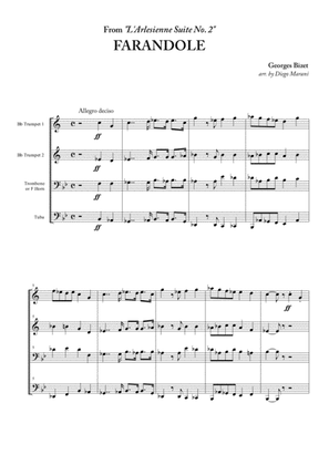 Farandole from "L'Arlesienne Suite No. 2" for Brass Quartet