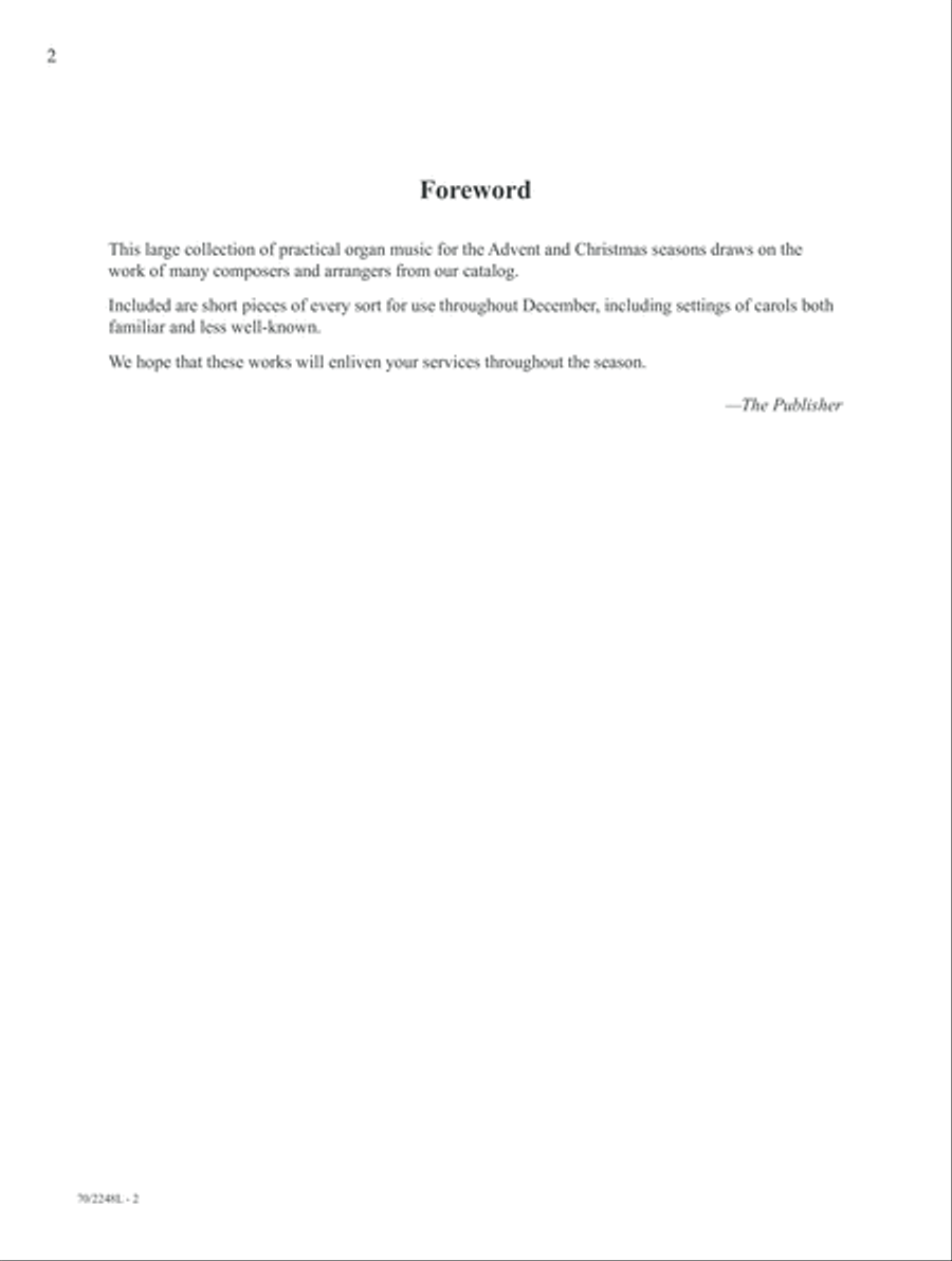 Yuletide Joy Organ scores gallery preview page 2