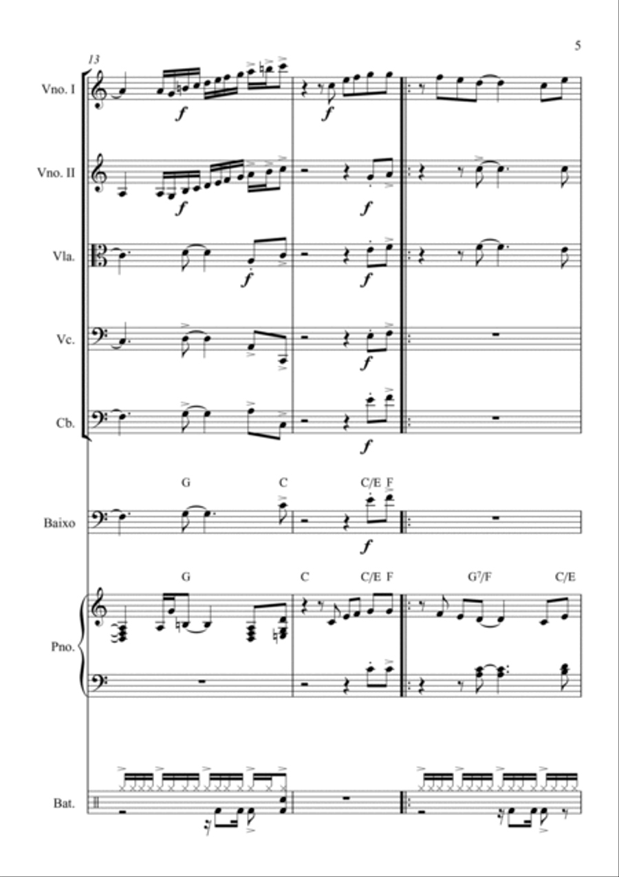 Hosanna Hosanna Small Ensemble scores gallery preview page 5