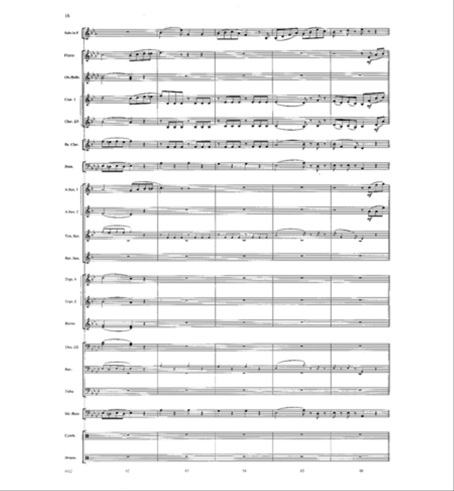 Romanza Concert Band scores gallery preview page 15