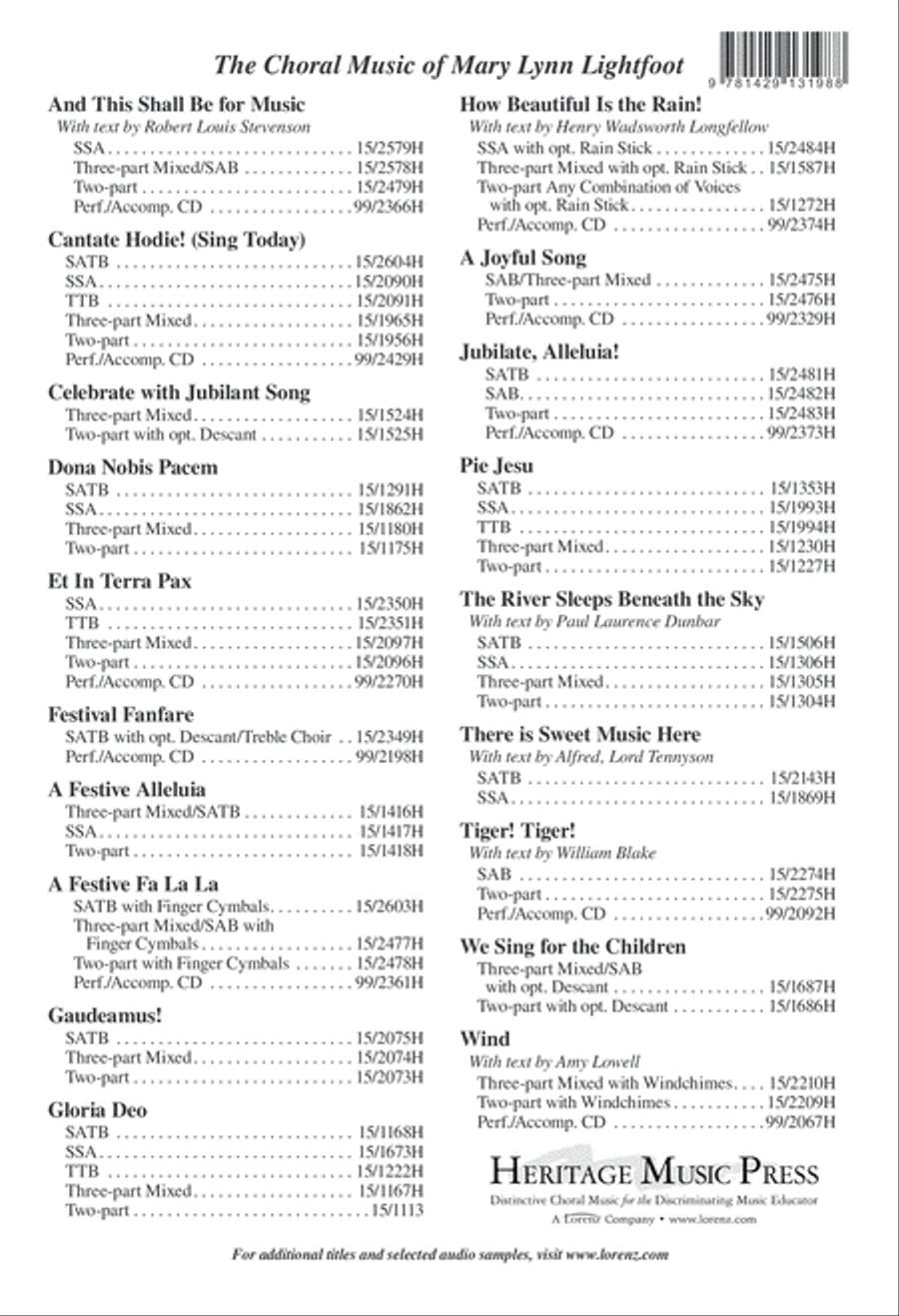 Care-charming Sleep Care-charming Sleep Divisi scores gallery preview page 12