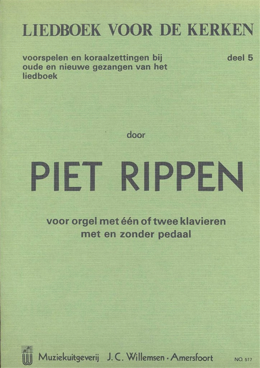 Liedboek Voor De Kerken Liedboek Voor De Kerken Deel 5 - Organ - Sheet Music | Sheet Music Plus