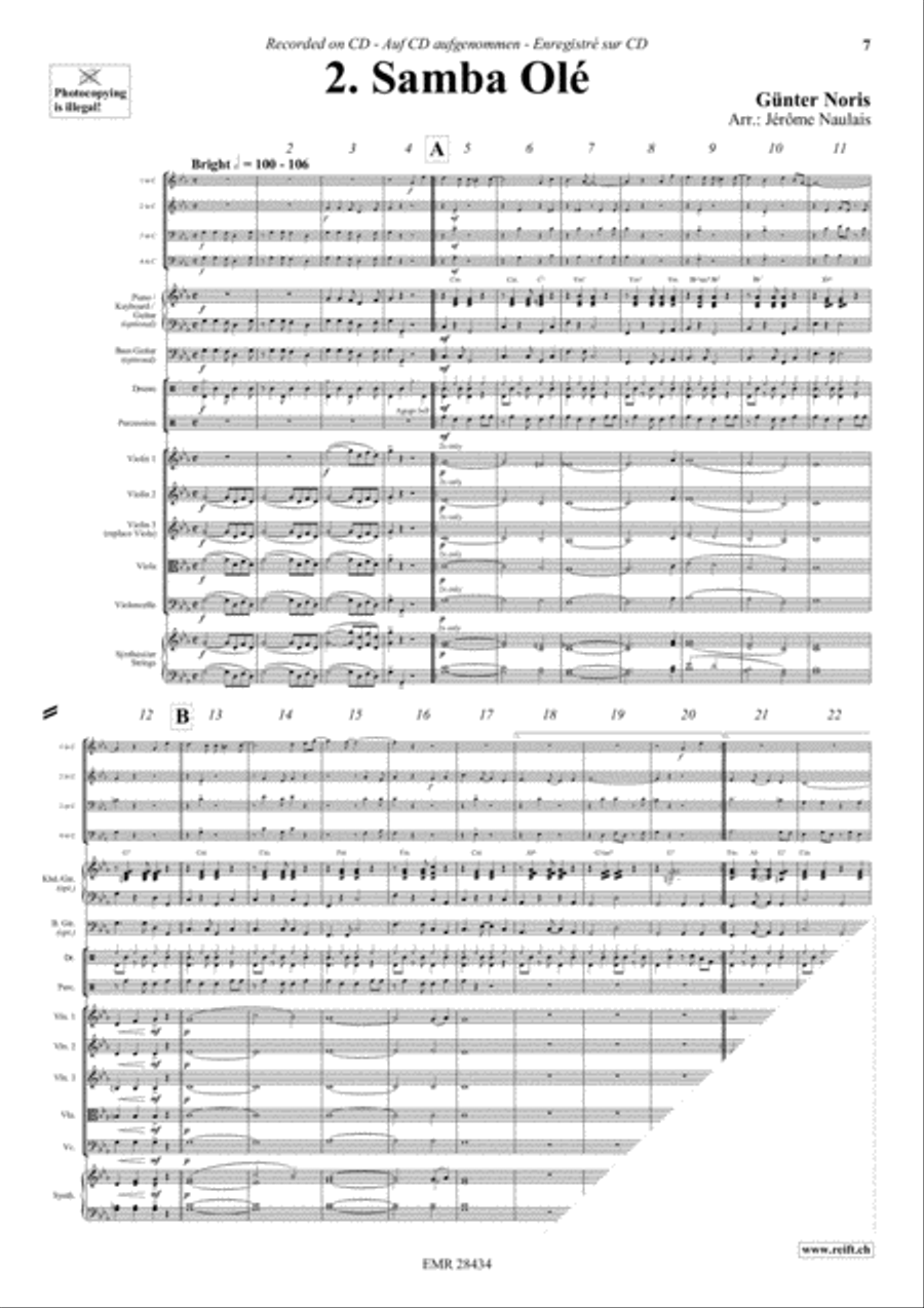 Let's Dance Volume 5 Let's Dance Volume 5 Woodwind Quartet scores gallery preview page 4