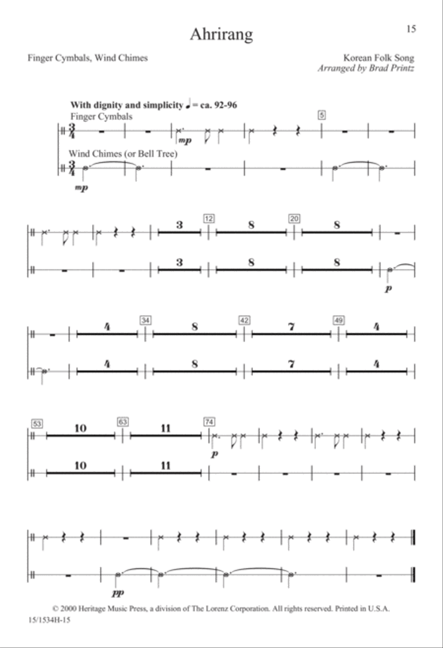 Ahrirang 3-Part scores gallery preview page 16