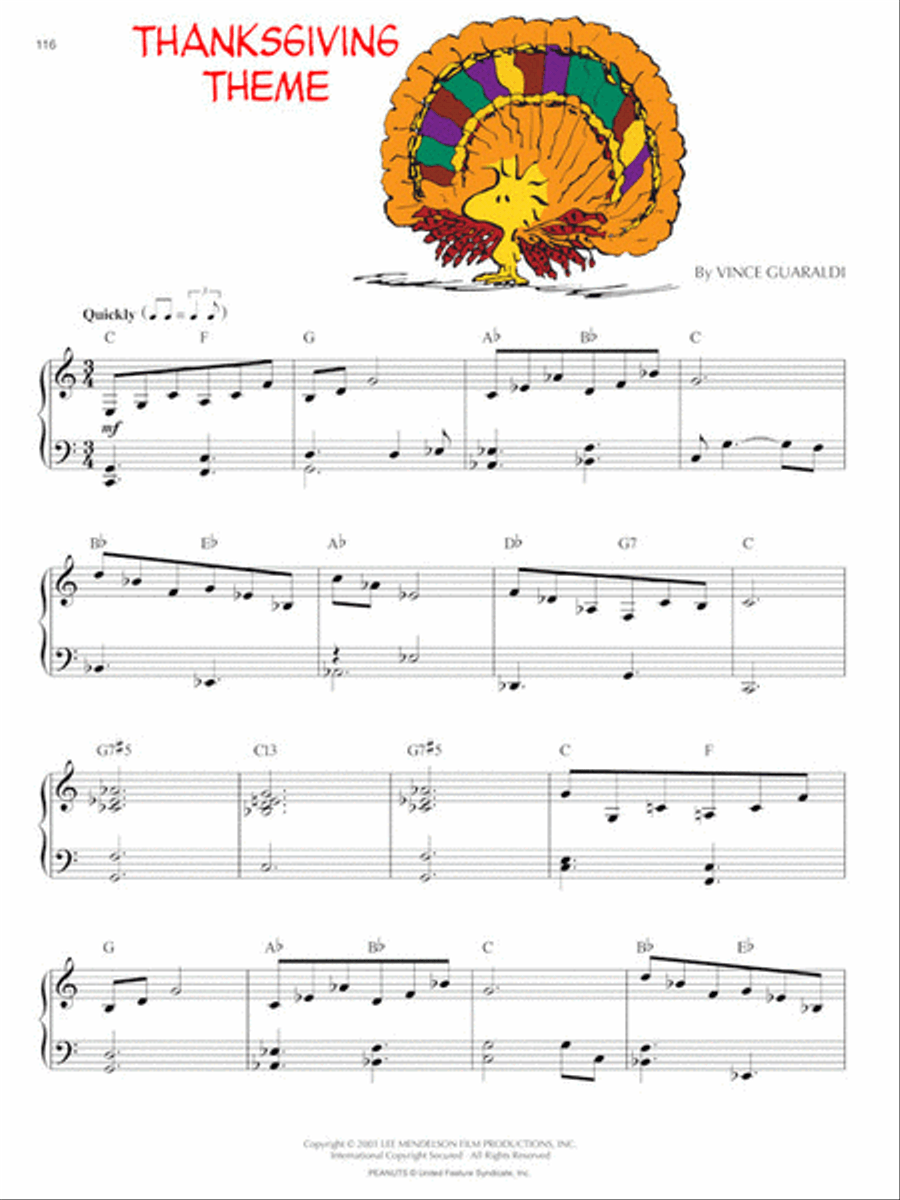 The Peanuts® Illustrated Songbook Piano Solo scores gallery preview page 7