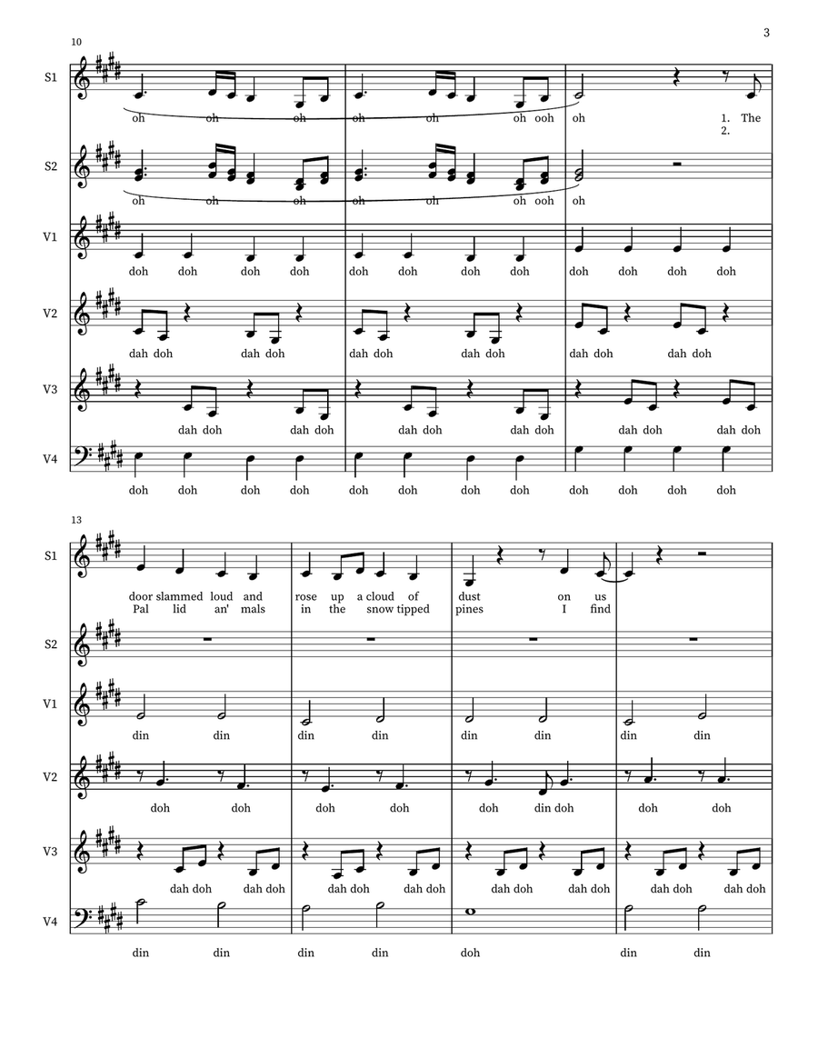 Mykonos 4-Part scores gallery preview page 3