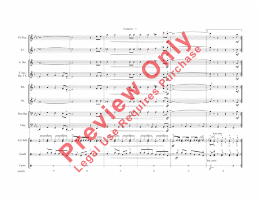 She Loves You Marching Band scores gallery preview page 11