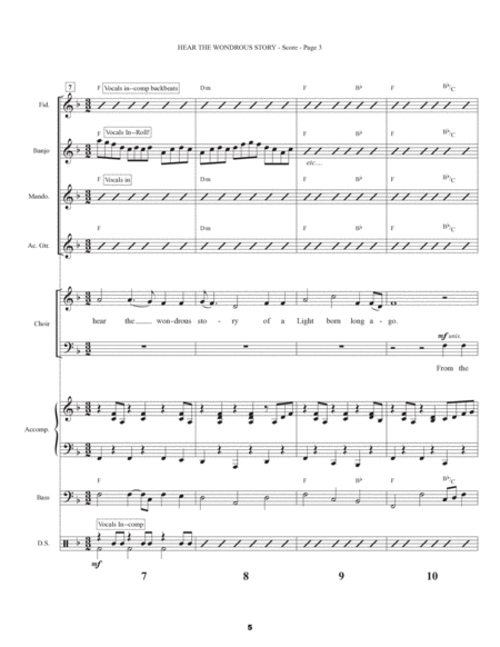 Rhapsody in Bluegrass - Full Score