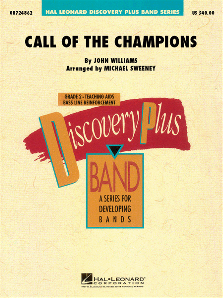 Call of the Champions Call of the Champions Concert Band scores gallery preview page 1