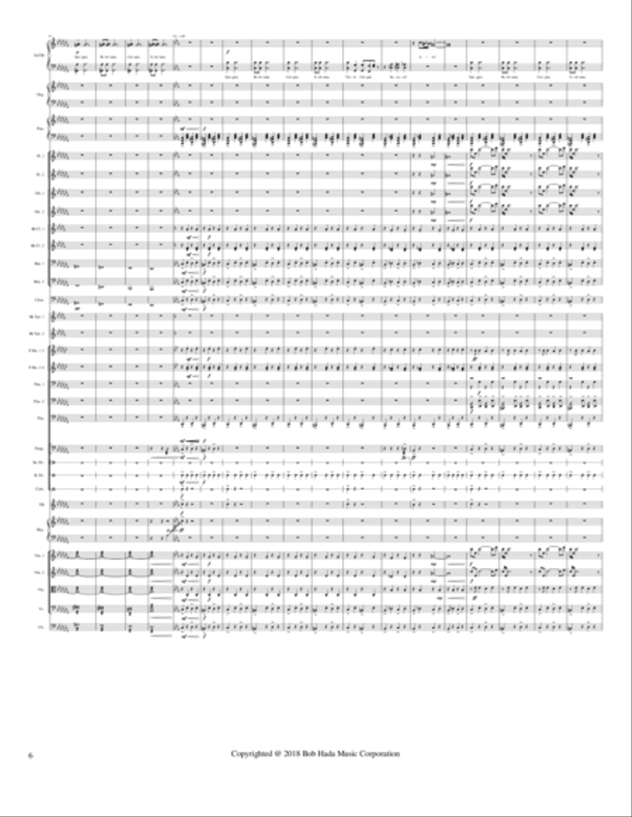 Great Day of Judgement Suite I Movement - The Day of Apocalypse Full Orchestra scores gallery preview page 6