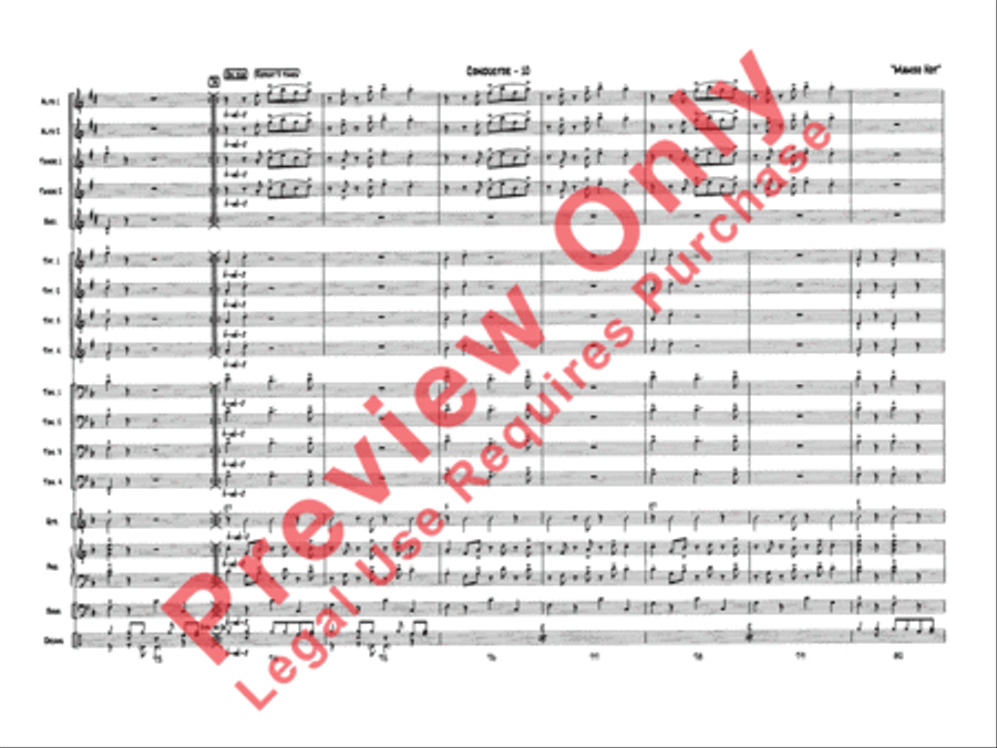 Mambo Hot Jazz Ensemble scores gallery preview page 12