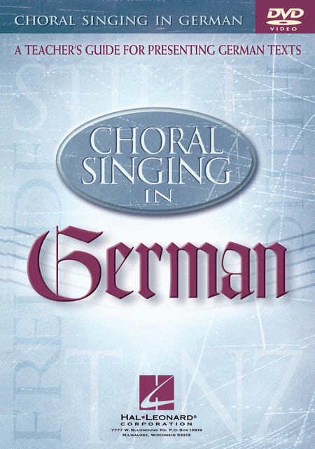 Choral Singing in German - DVD