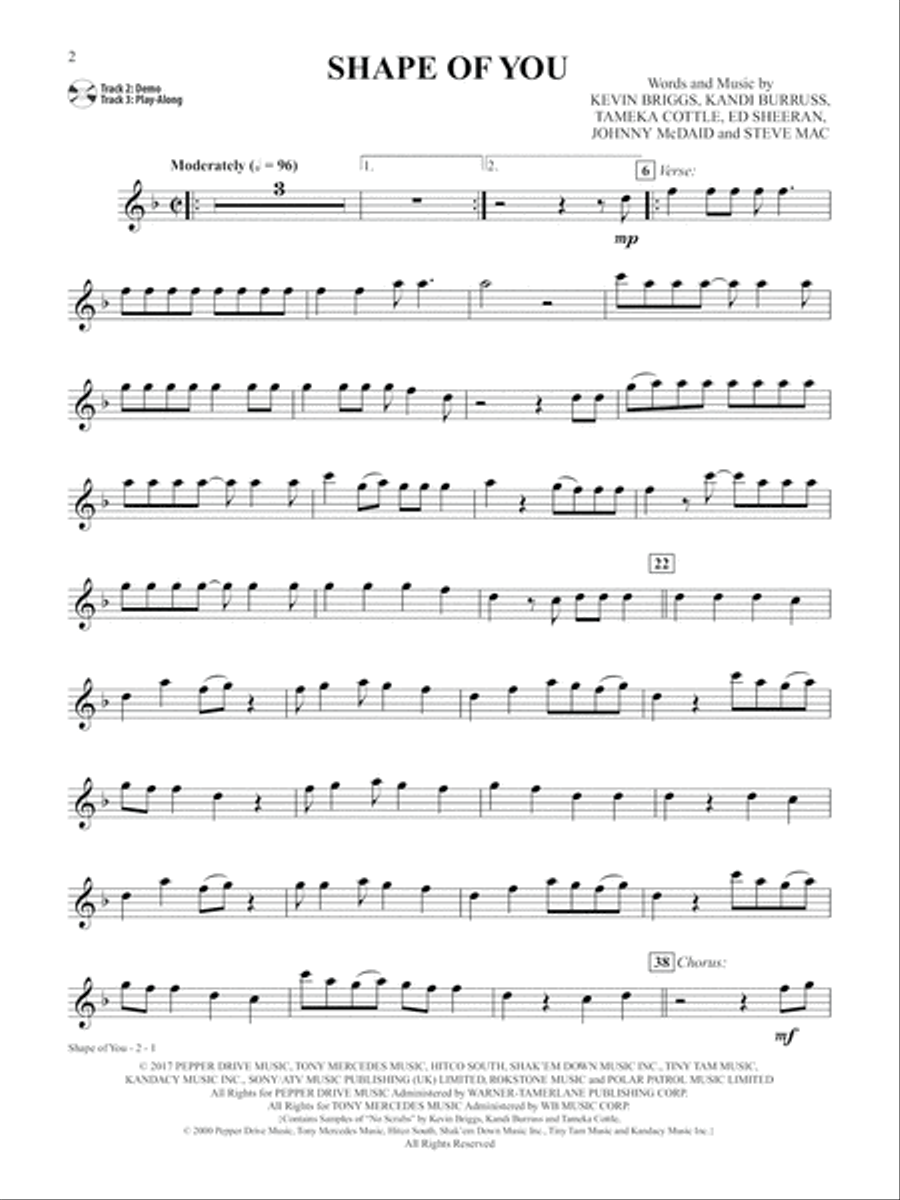 Pop & Country Instrumental Solos Flute Flute Solo scores gallery preview page 3