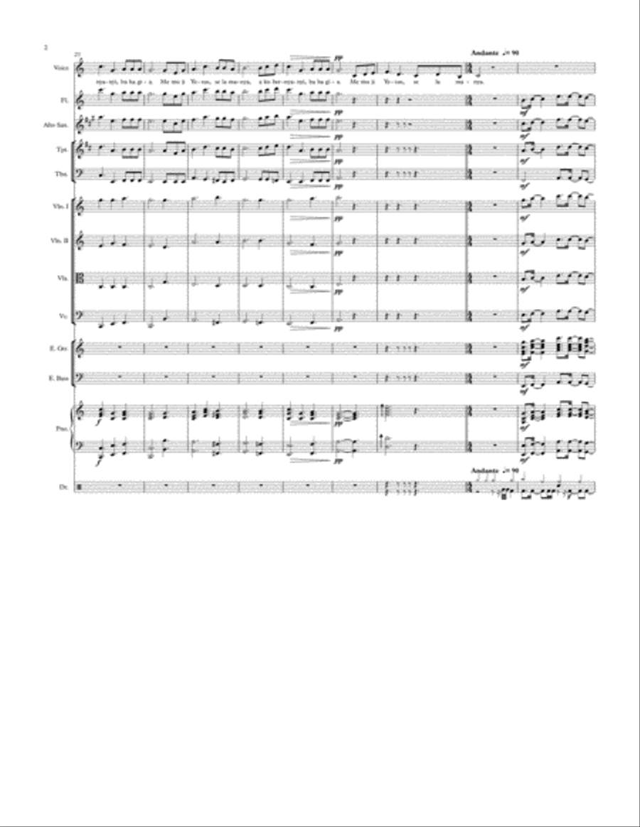 Blessed Assurance Piano, Vocal, Guitar scores gallery preview page 2