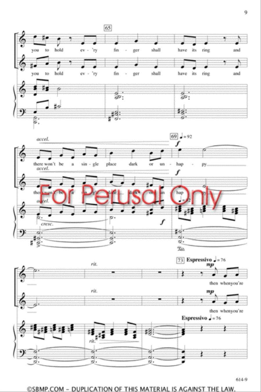 little tree - SA Octavo little tree - SA Octavo SA scores gallery preview page 8