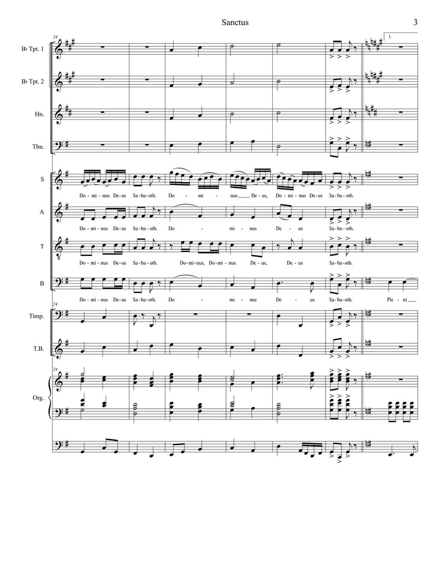 Sanctus (from 