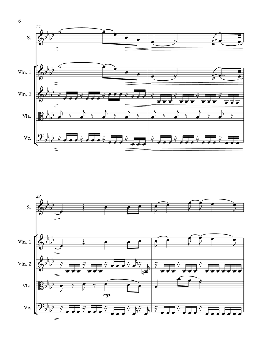 O del mio dolce ardor O del mio dolce ardor Chamber Orchestra scores gallery preview page 6