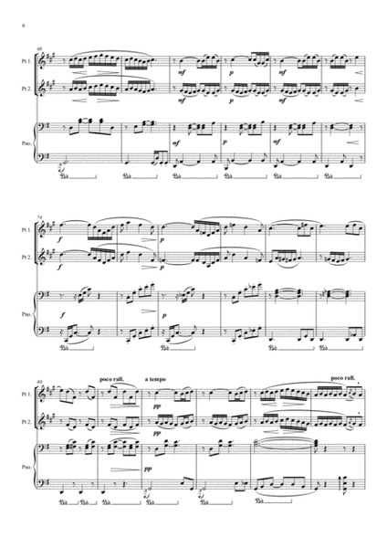 Flower Duet for Trumpet or Clarinet Duet with Piano Accompaniment image number null