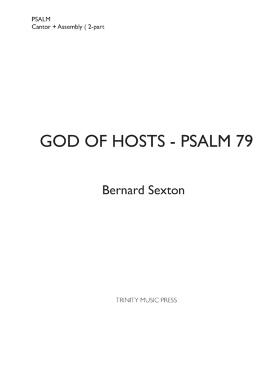 God of Hosts - Psalm 79 SA scores gallery preview page 1