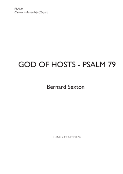 God of Hosts - Psalm 79 image number null