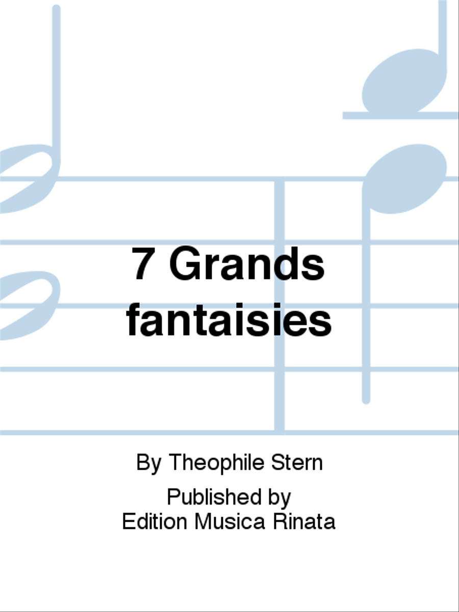 7 Grands fantaisies Organ scores gallery preview page 1