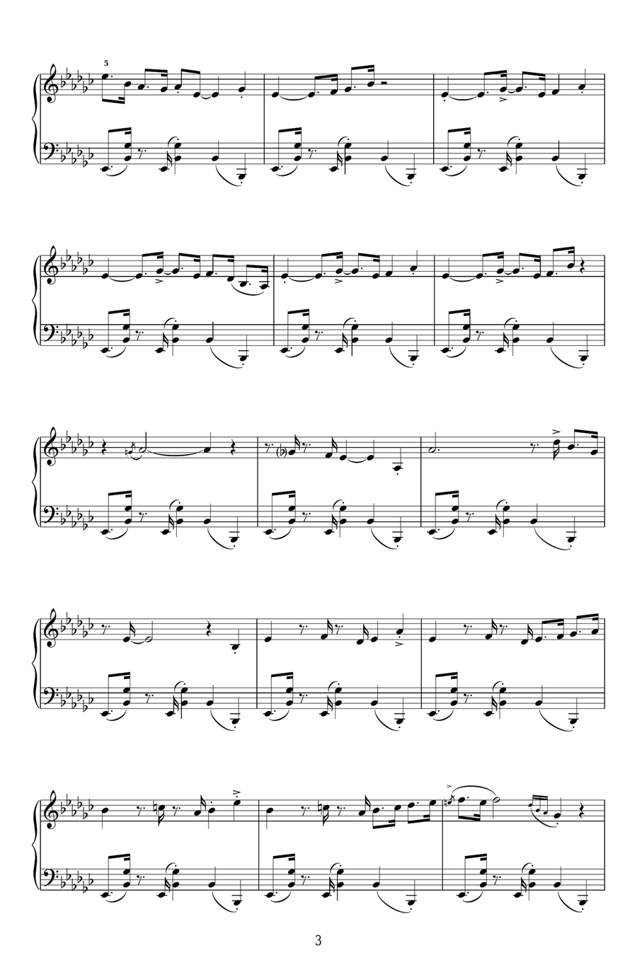Take Five Piano Solo scores gallery preview page 3