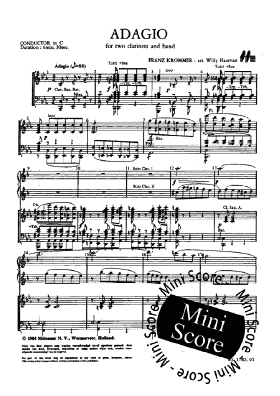 Adagio Concert Band scores gallery preview page 5