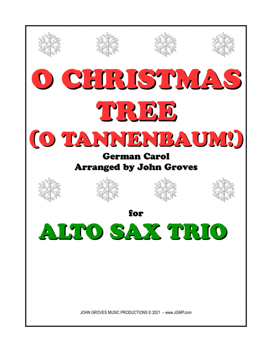 O Christmas Tree (O Tannenbaum!) - Alto Sax Trio image number null