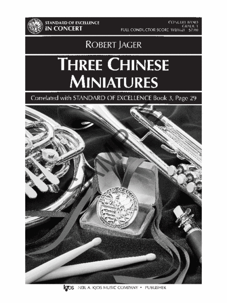 Three Chinese Miniatures - Score