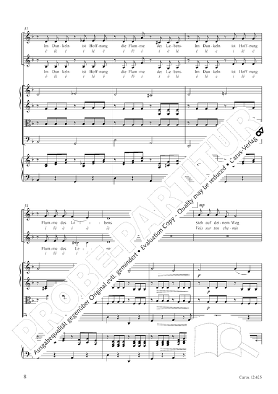 Die Kinder des Monsieur Mathieu (arr. R. Butz) chorissimo! Score scores gallery preview page 9