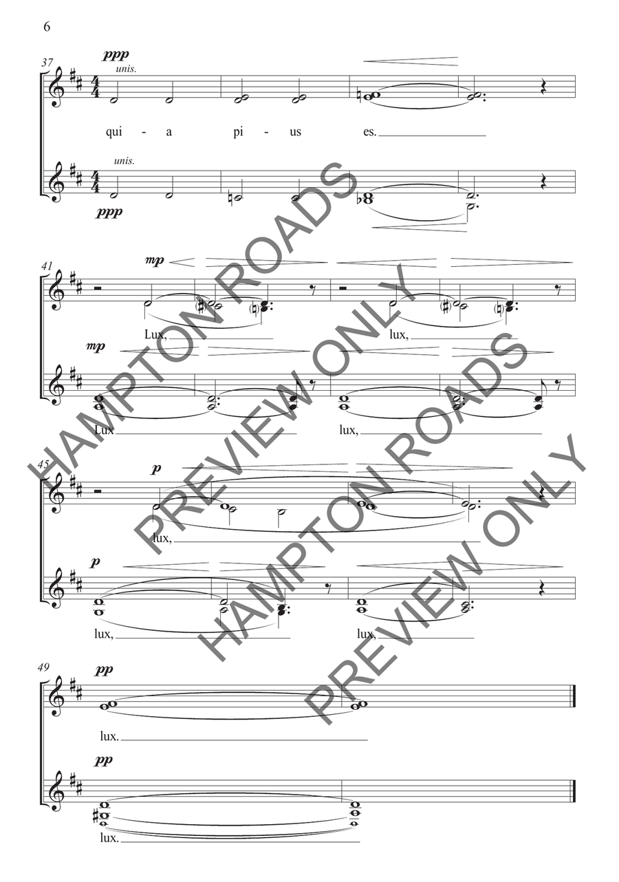 Lux Aeterna (SSAA) Lux Aeterna (SSAA) SSAA scores gallery preview page 7