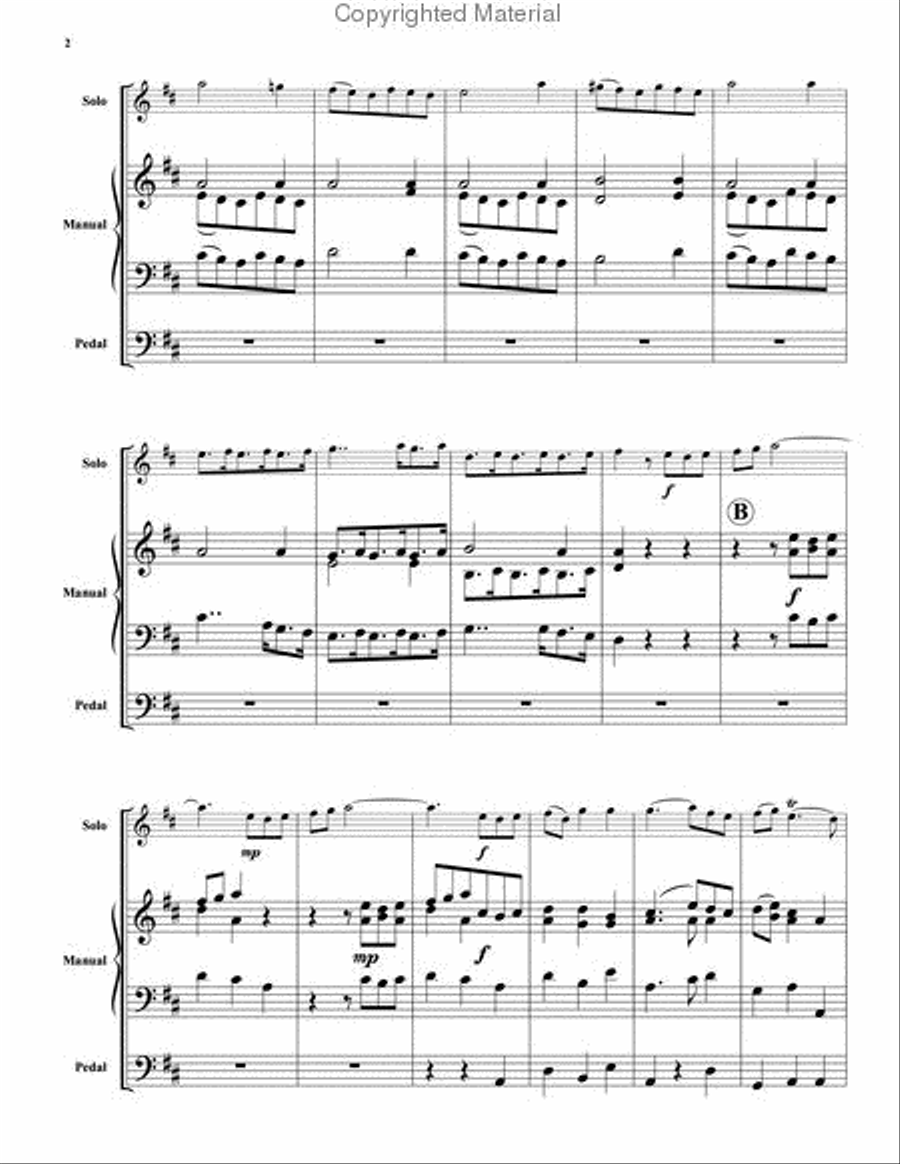 The Trumpet Shall Sound Trumpet Solo scores gallery preview page 4