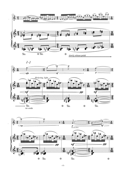 "Violin Sonata" - for Violin and Piano [Performance Score & Part] image number null