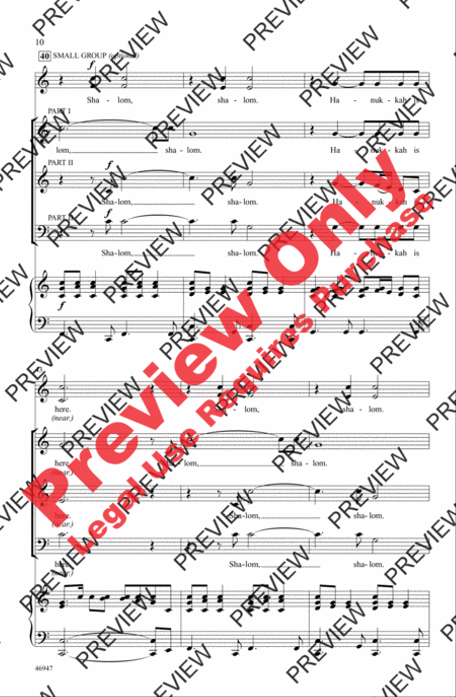 In the Candleglow In the Candleglow 3-Part scores gallery preview page 10