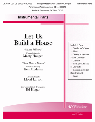 Book cover for Let Us Build A House (All Are Welcome)