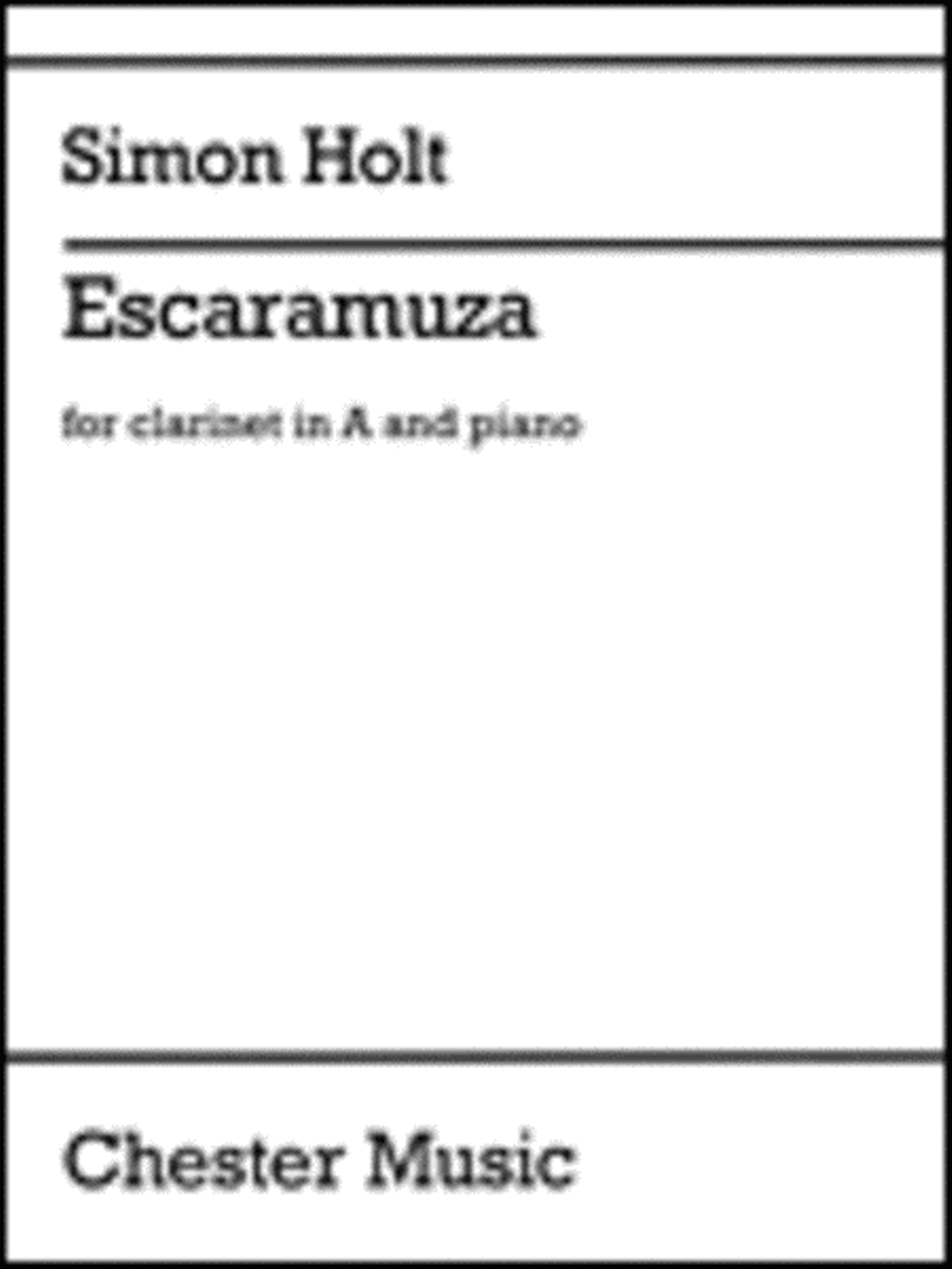 Escaramuza Escaramuza A Clarinet scores gallery preview page 1