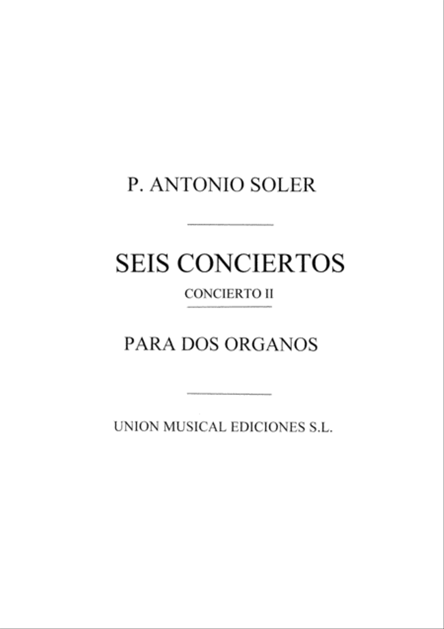 Concierto No.2 Organ scores gallery preview page 1