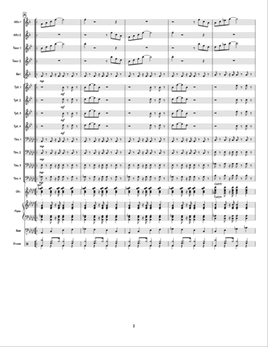 It's Time To Swing Jazz Ensemble scores gallery preview page 2