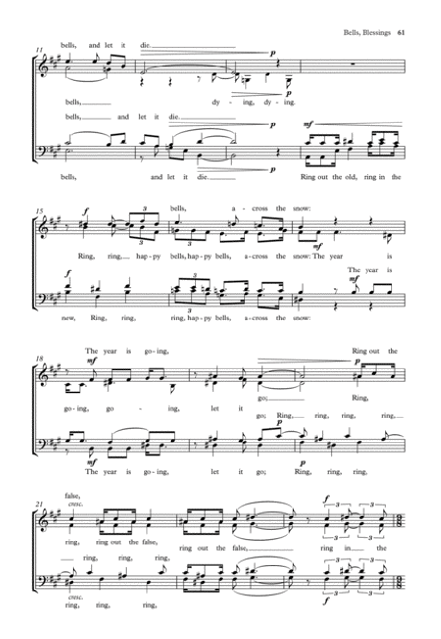 Bells, Blessings Score scores gallery preview page 2