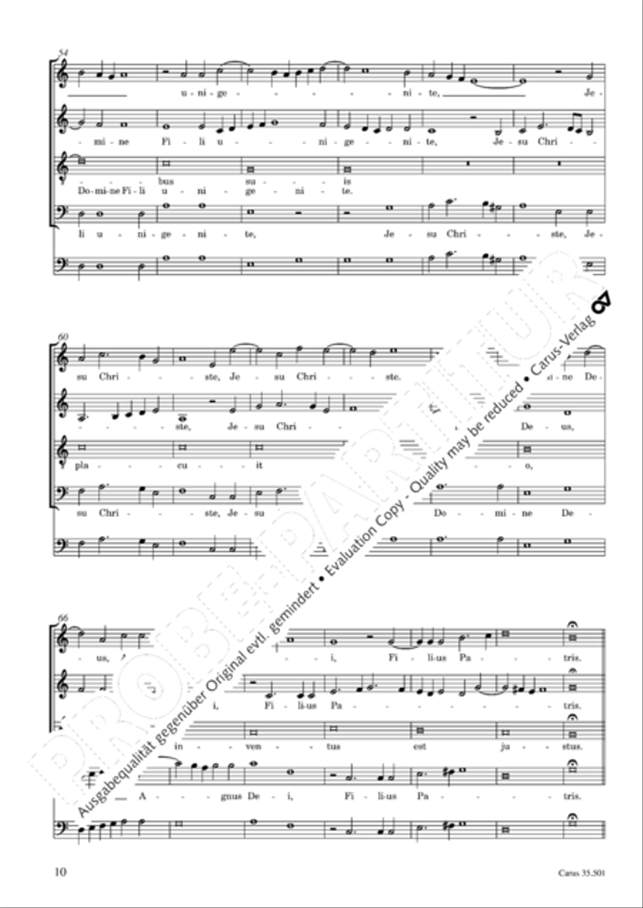 Palestrina: Masses and individual movements Score scores gallery preview page 25
