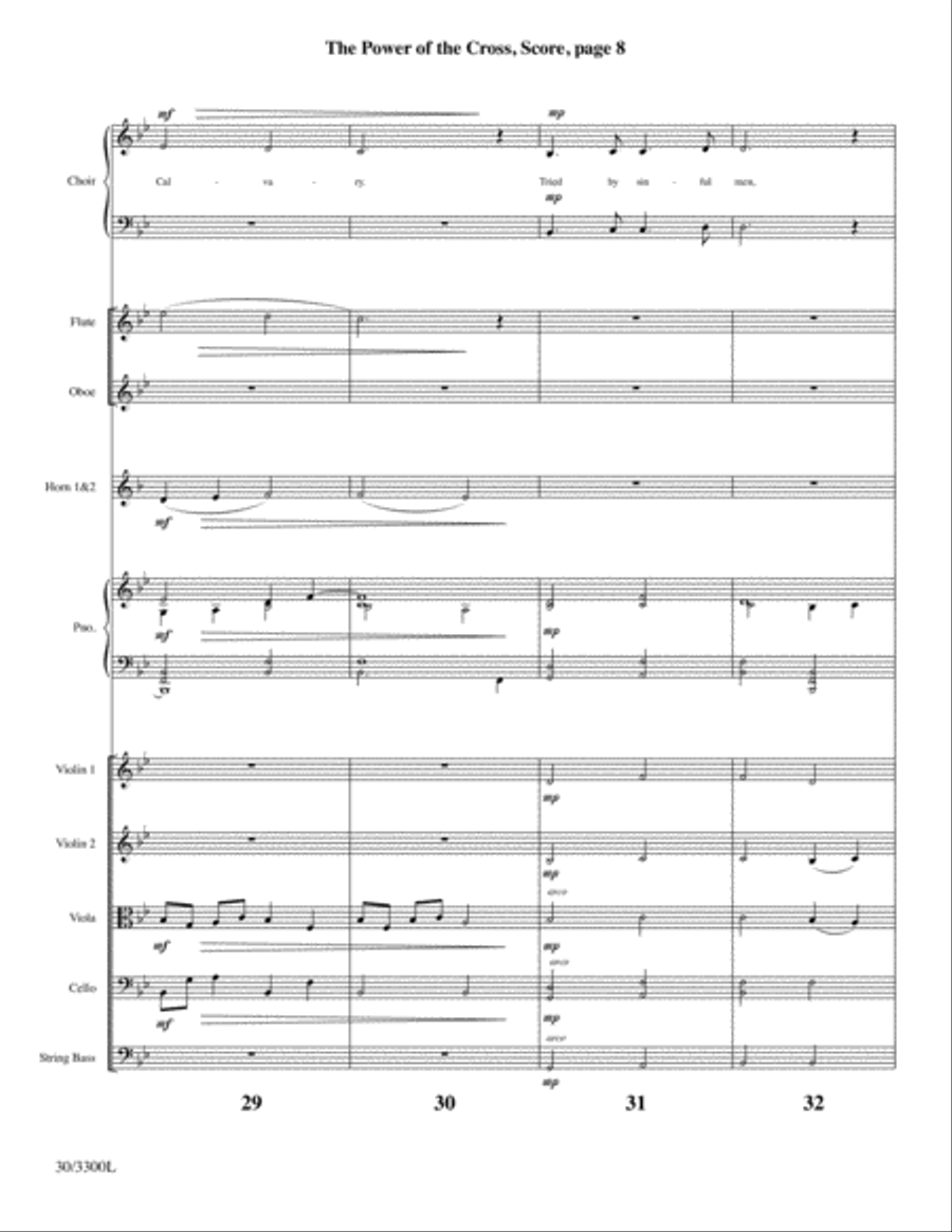 The Power of the Cross - Instrumental Ensemble Score and Parts Choir scores gallery preview page 10